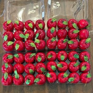 48 Decorative Red Apples
